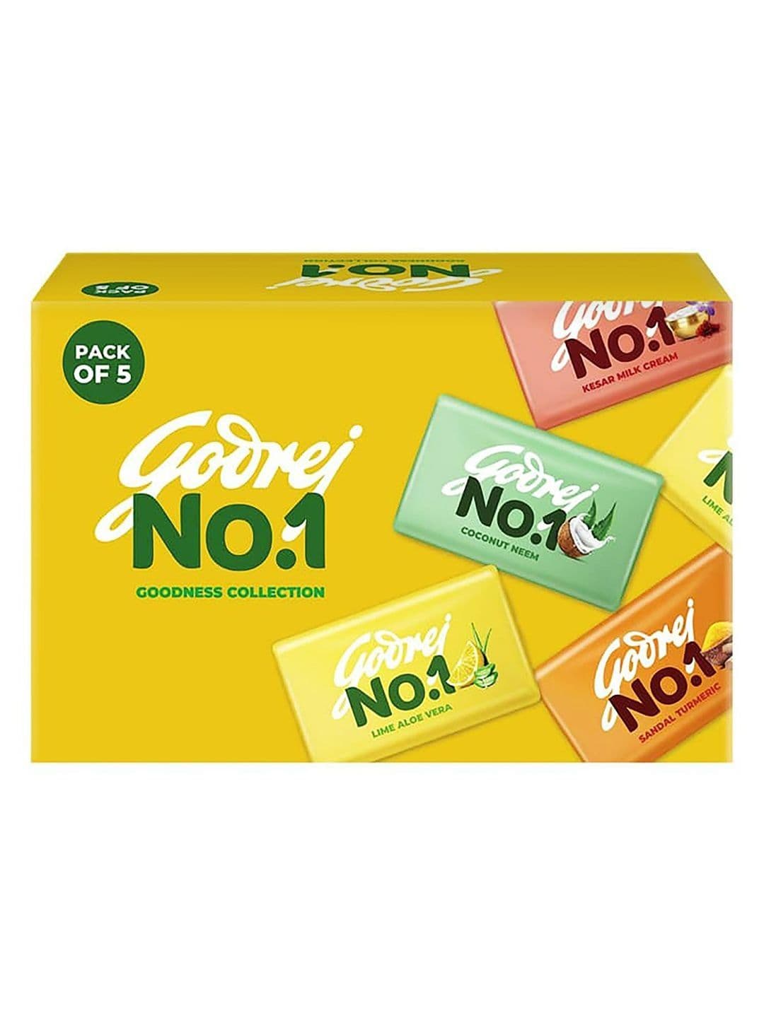Godrej No.1 Goodness Collection Bath Soap - 150 g each - view 1