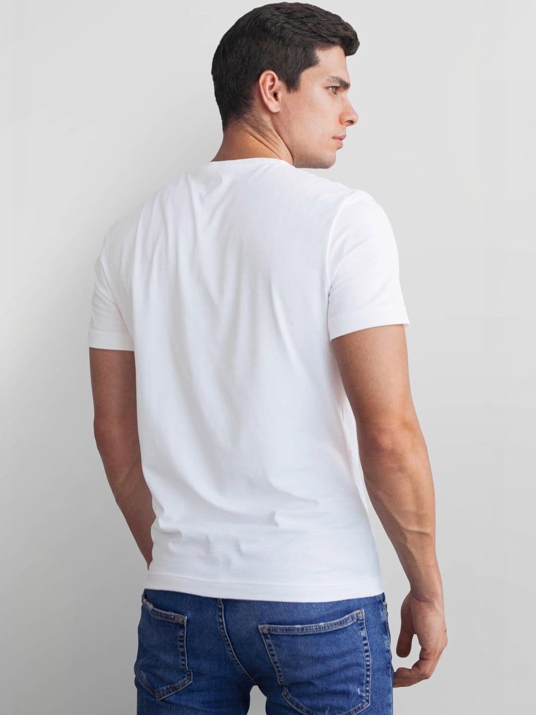 Seekbuylove Men Typography Printed Bio Finish T-shirt thumbnail 2