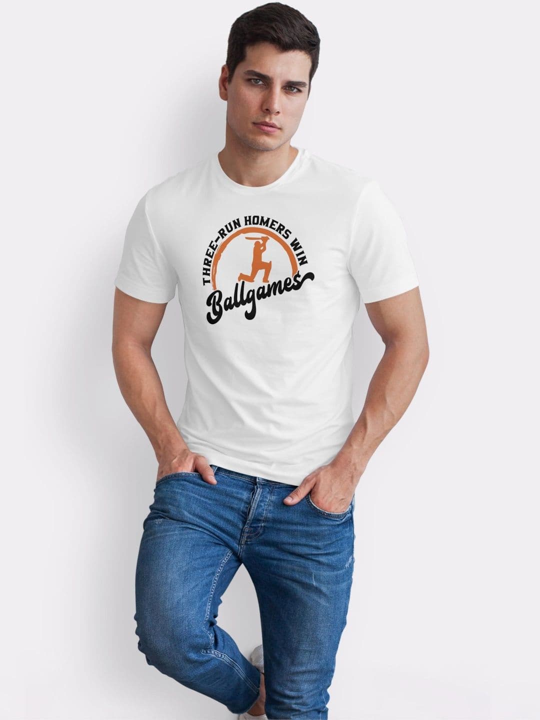 Seekbuylove Men Sports Printed Bio Finish T-shirt thumbnail 6