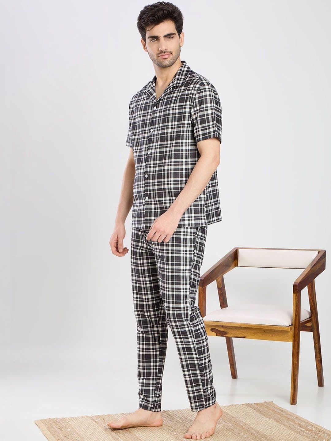 ETC Men Printed Night suit thumbnail 6