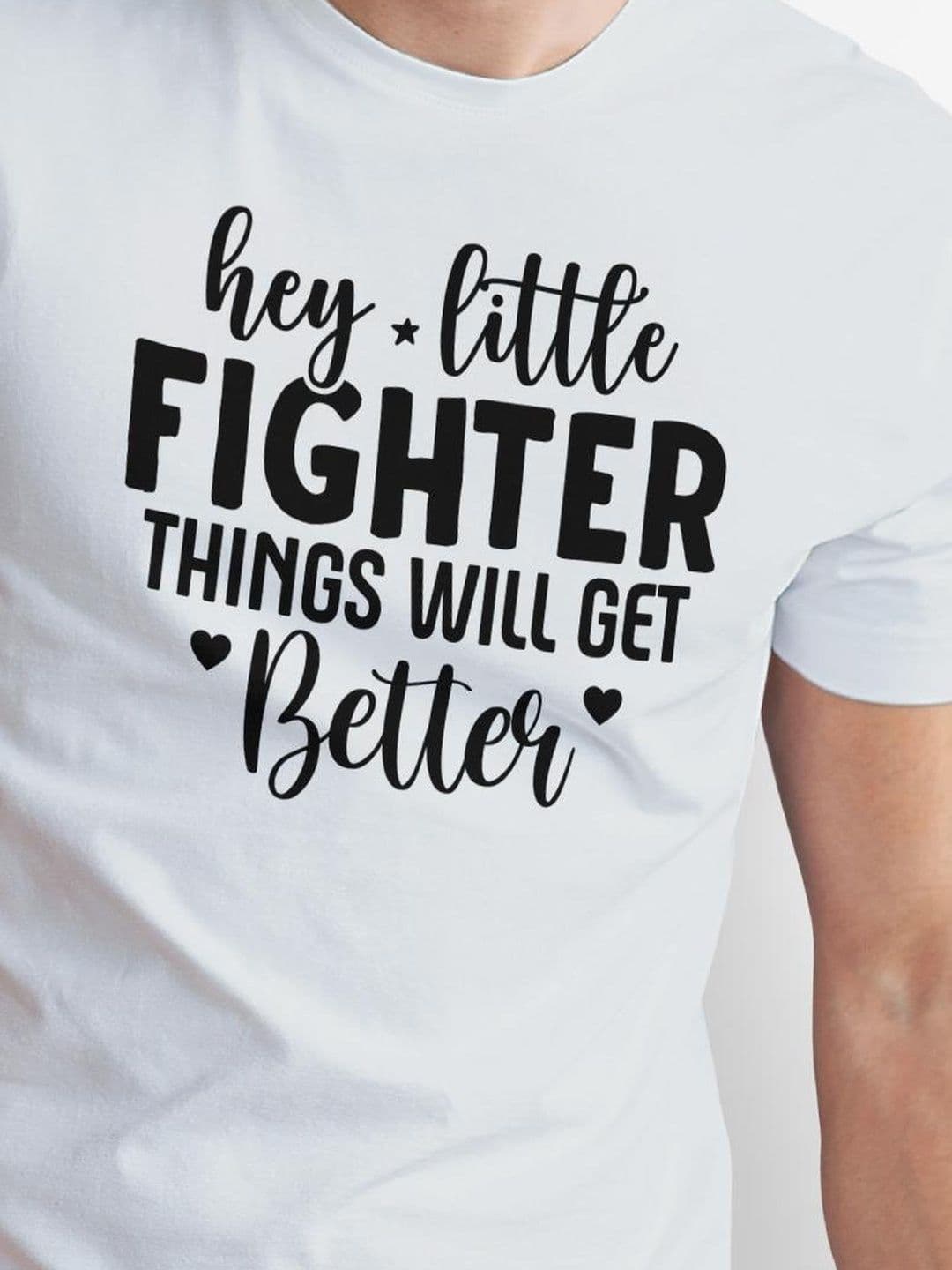 Seekbuylove Men Typography Printed Bio Finish T-shirt thumbnail 2