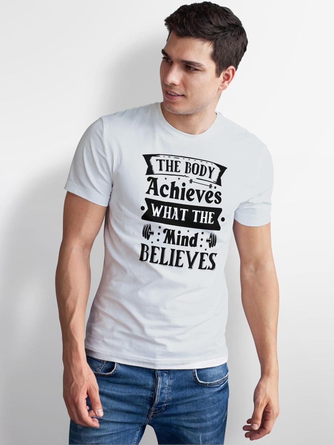 Seekbuylove Men Typography Printed Bio Finish T-shirt thumbnail 4
