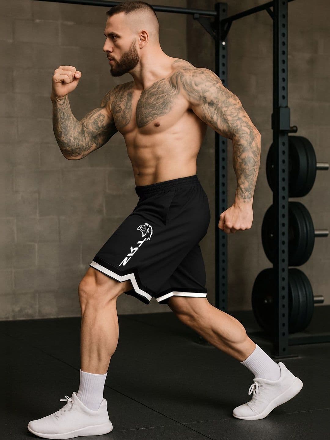 culish Men Colourblocked Training or Gym Sports Shorts with Technology thumbnail 3