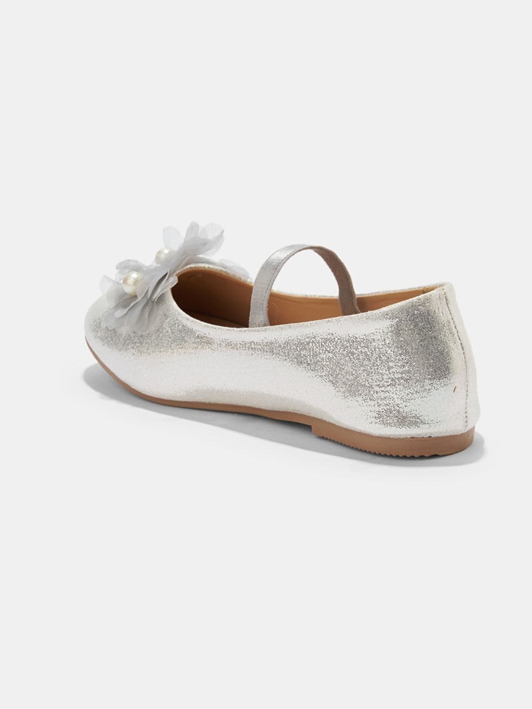 Pantaloons Junior Girls Textured Party Flats thumbnail 6