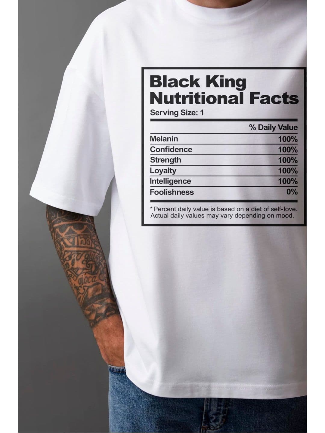 Seekbuylove Men Typography Printed Drop-Shoulder Sleeves Bio Finish T-shirt thumbnail 5