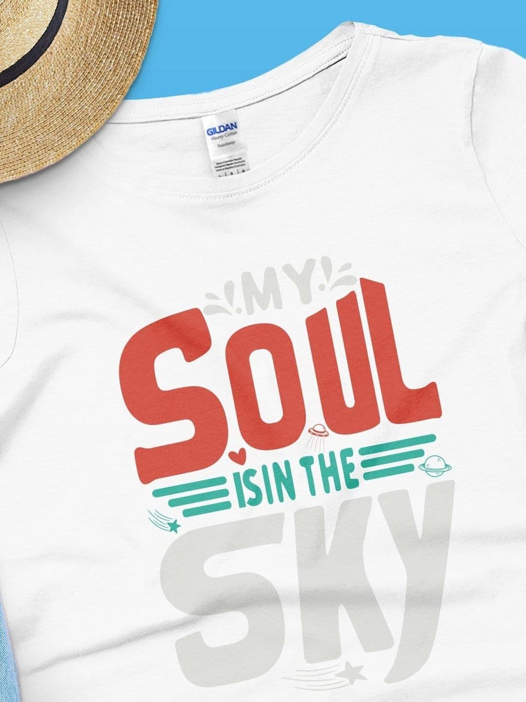 Seekbuylove Typography Printed Round Neck Bio Finish Cotton T-shirt thumbnail 2