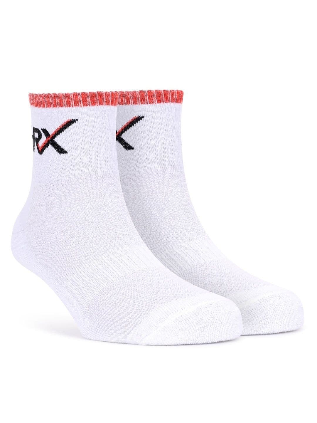 HRX by Hrithik Roshan Men Pack of 3 Cotton Blend Patterned Ankle Length Socks thumbnail 7