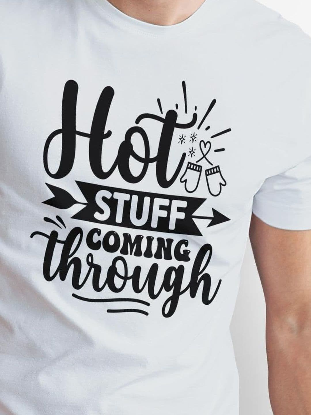 Seekbuylove Men Typography Printed Bio Finish T-shirt thumbnail 2