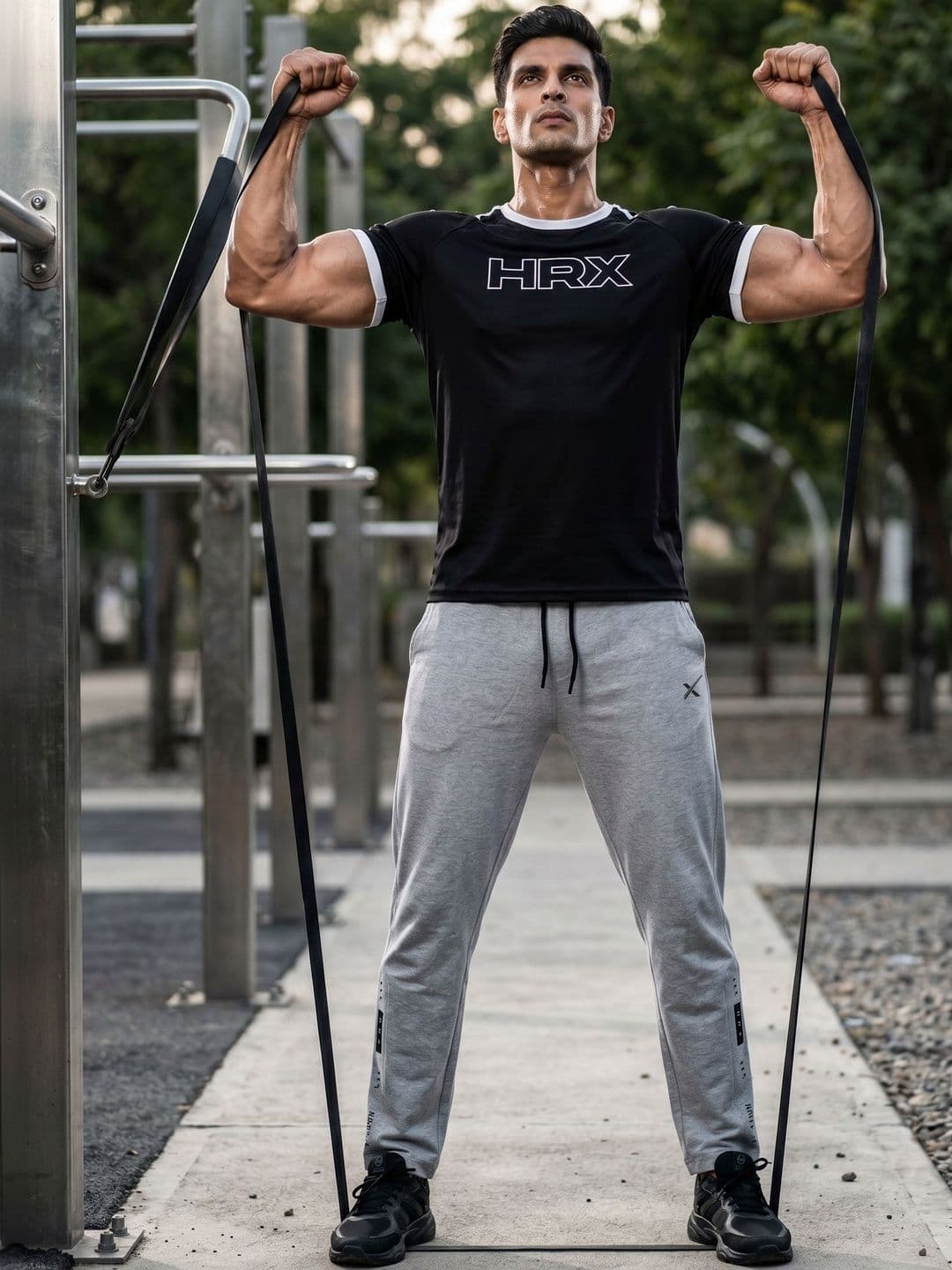 HRX by Hrithik Roshan Men Brand Logo Printed T-shirt thumbnail 8
