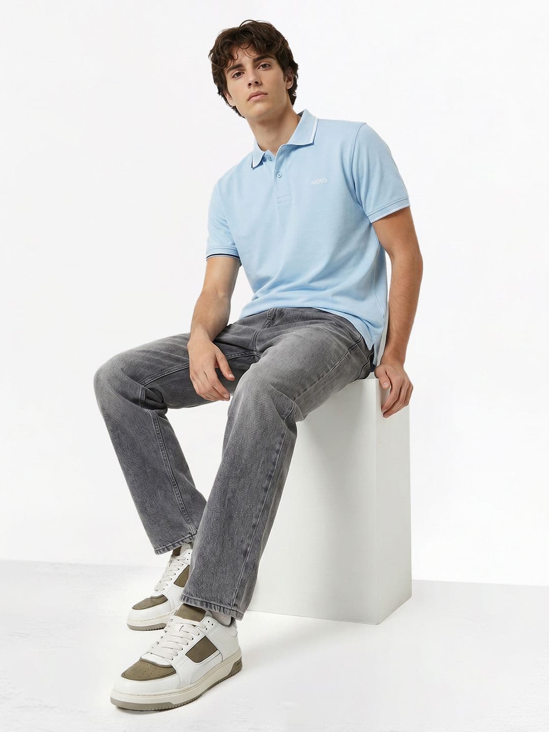 Aeropostale Polo Collar Pure Cotton T-shirt thumbnail 2