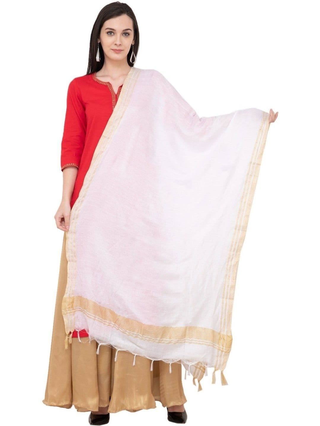 A R SILK Dupatta - view 1