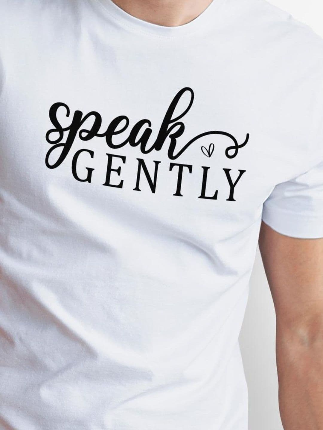 Seekbuylove Men Typography Printed Bio Finish Round Neck Short Sleeves Cotton T-shirt thumbnail 4