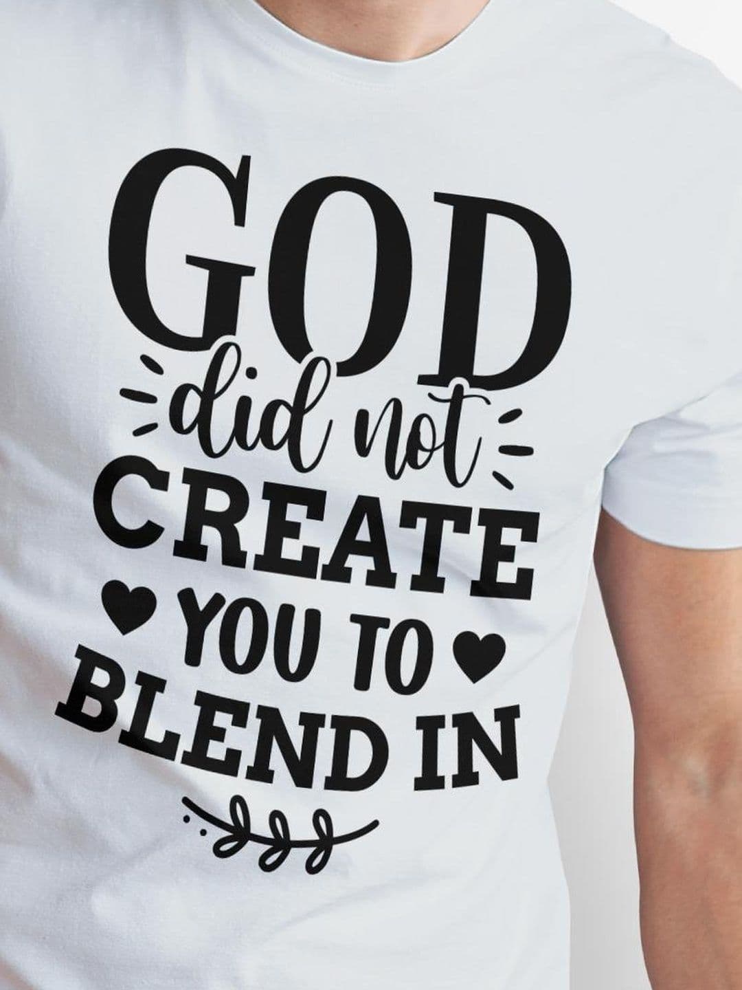 Seekbuylove Men Typography Printed Bio Finish T-shirt thumbnail 3