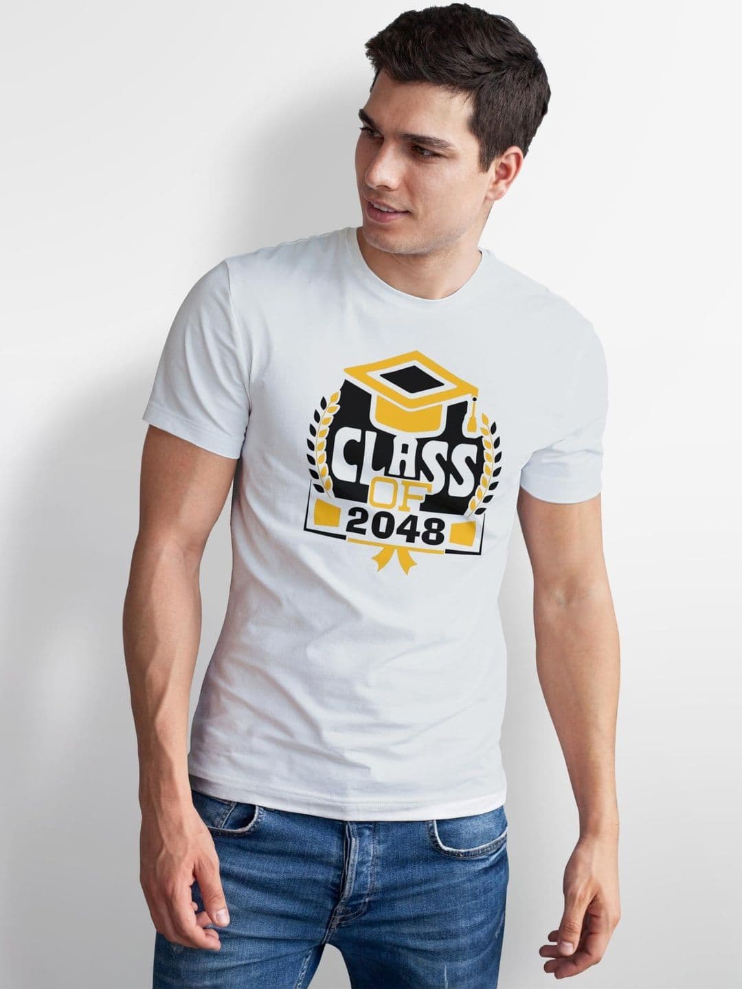 Seekbuylove Men Typography Printed Bio Finish T-shirt thumbnail 5