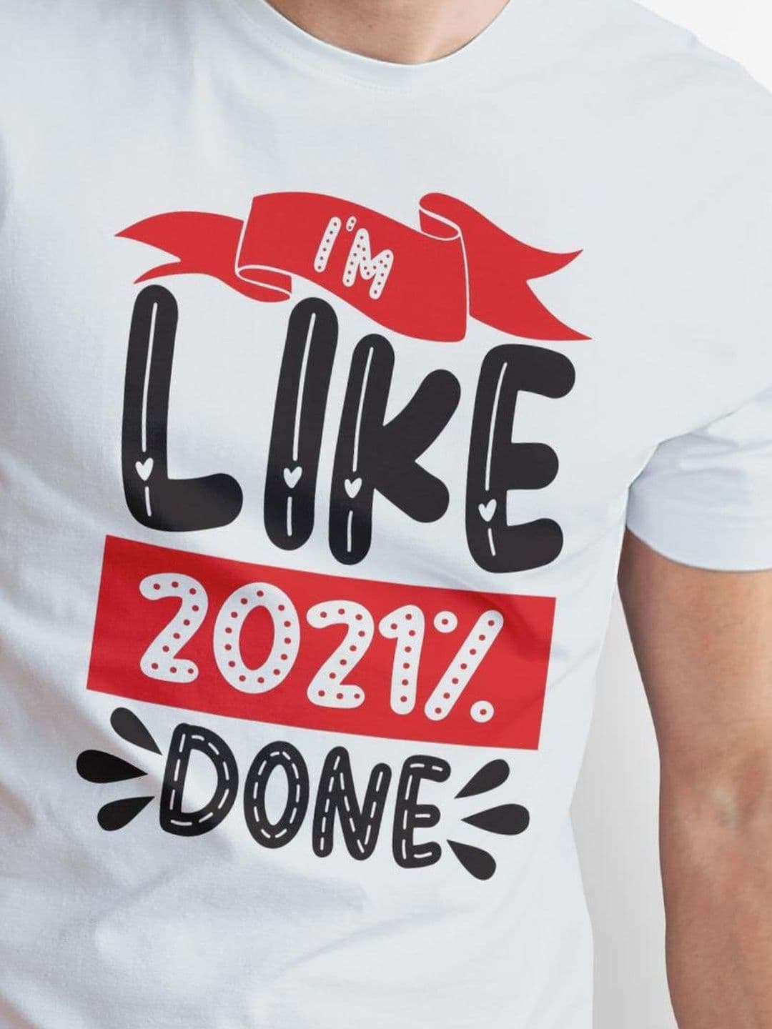 Seekbuylove Men Typography Printed Bio Finish T-shirt thumbnail 3
