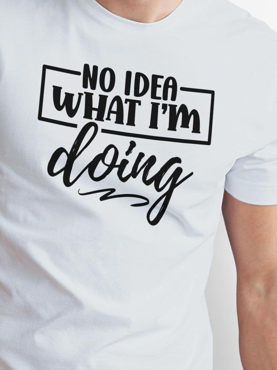 Seekbuylove Men Typography Printed Bio Finish T-shirt thumbnail 5