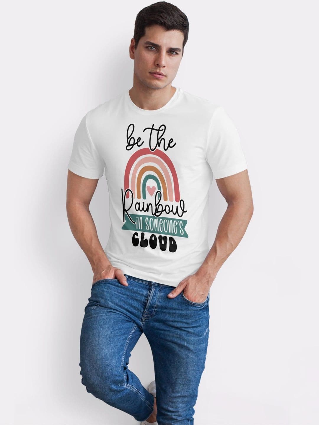 Seekbuylove Men Typography Printed Bio Finish T-shirt thumbnail 4