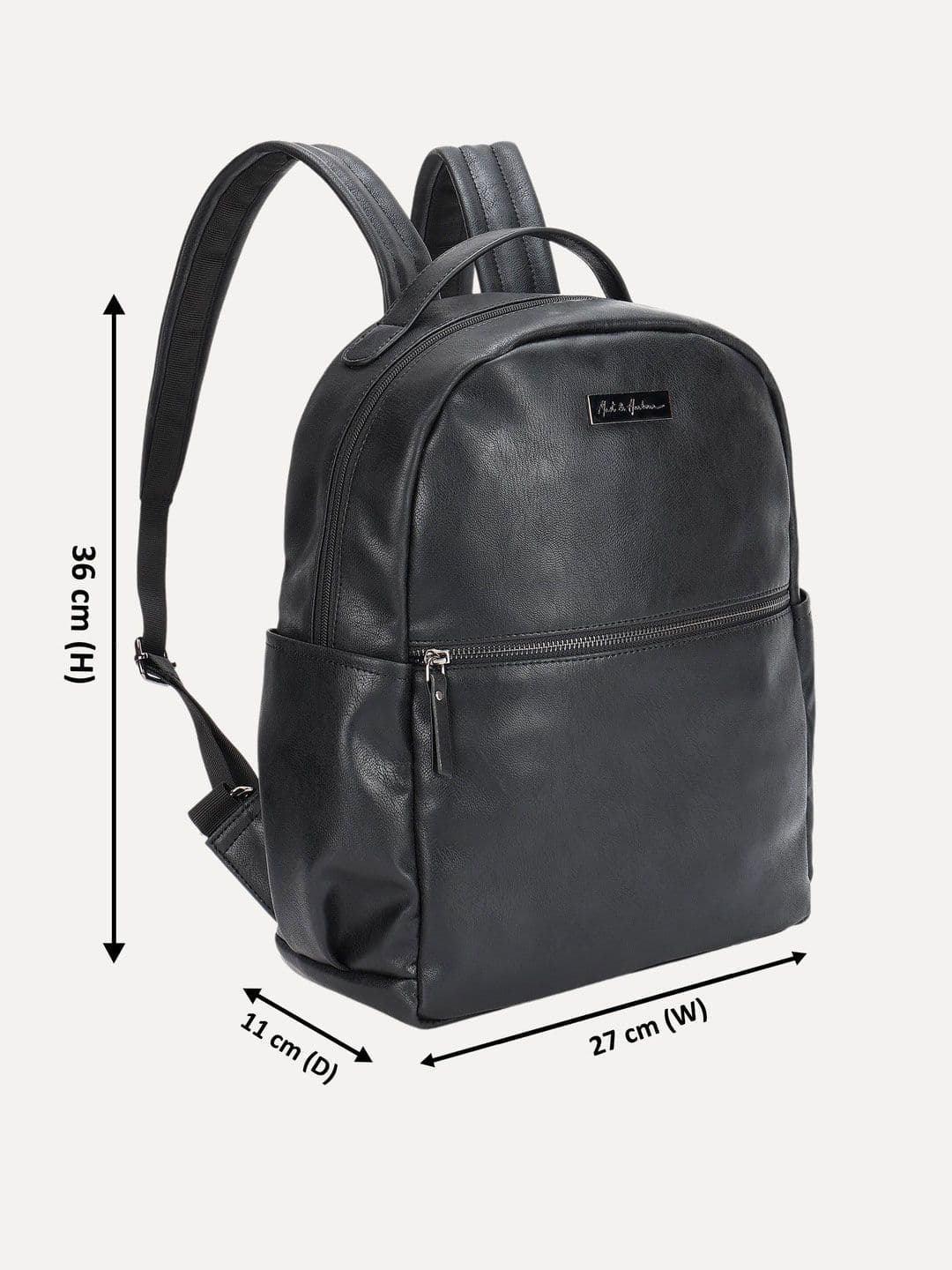 Mast & Harbour Women Brand Logo Backpack with Anti-Theft thumbnail 6