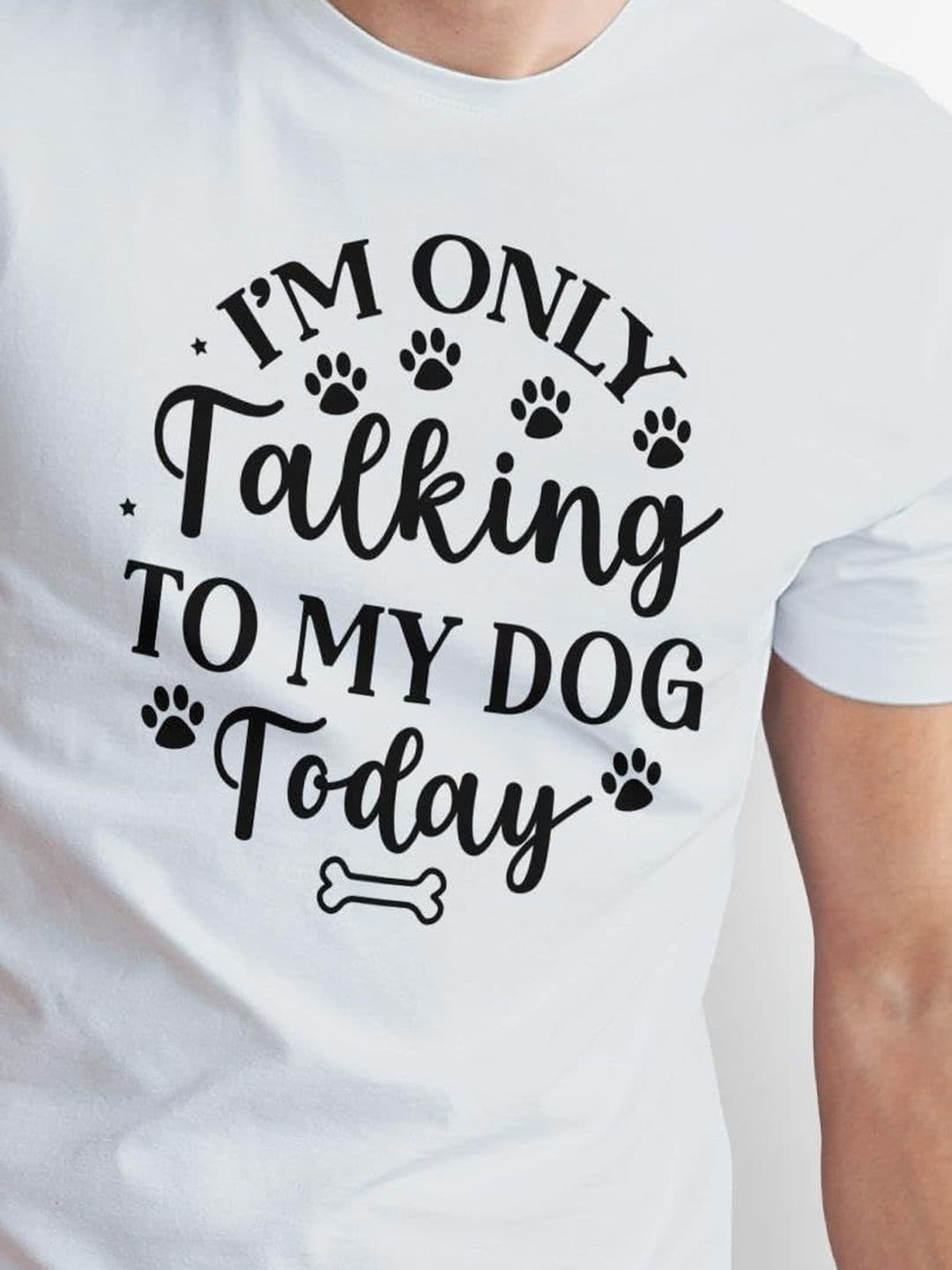 Seekbuylove Typography Printed Round Neck Bio Finish Cotton T-shirt thumbnail 2