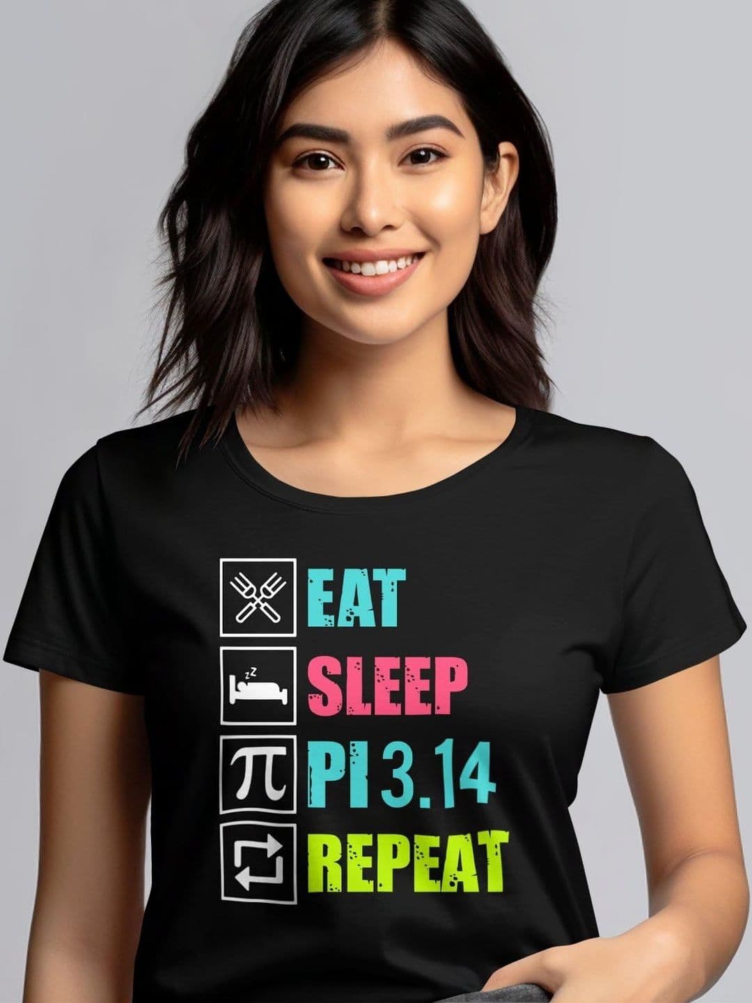 Seekbuylove Typography Printed Round Neck Bio Finish Cotton T-shirt thumbnail 5