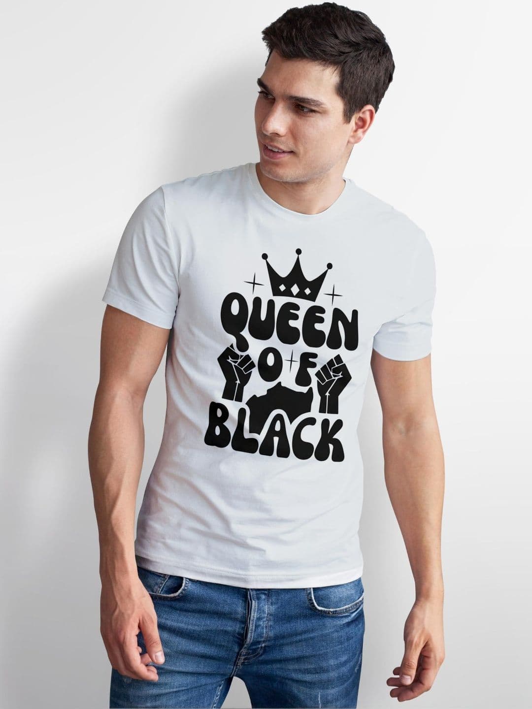 Seekbuylove Men Typography Printed Bio Finish T-shirt thumbnail 5