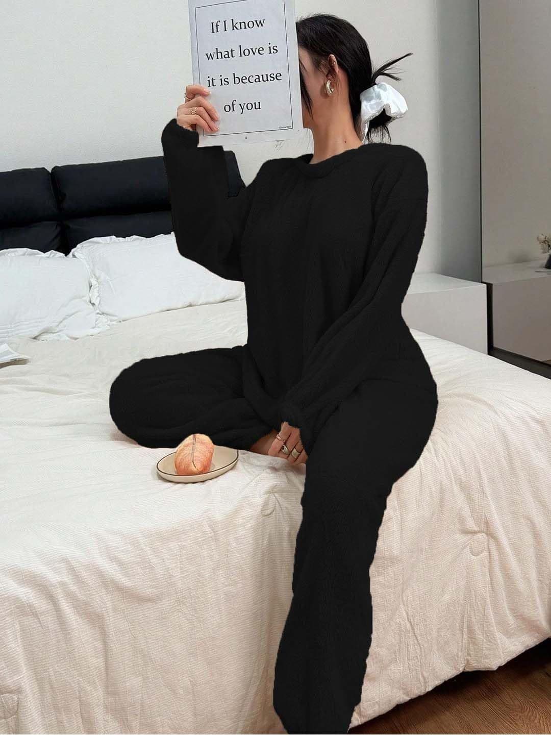 Stylecast X Kotty Women Solid Sweater with Trousers thumbnail 4