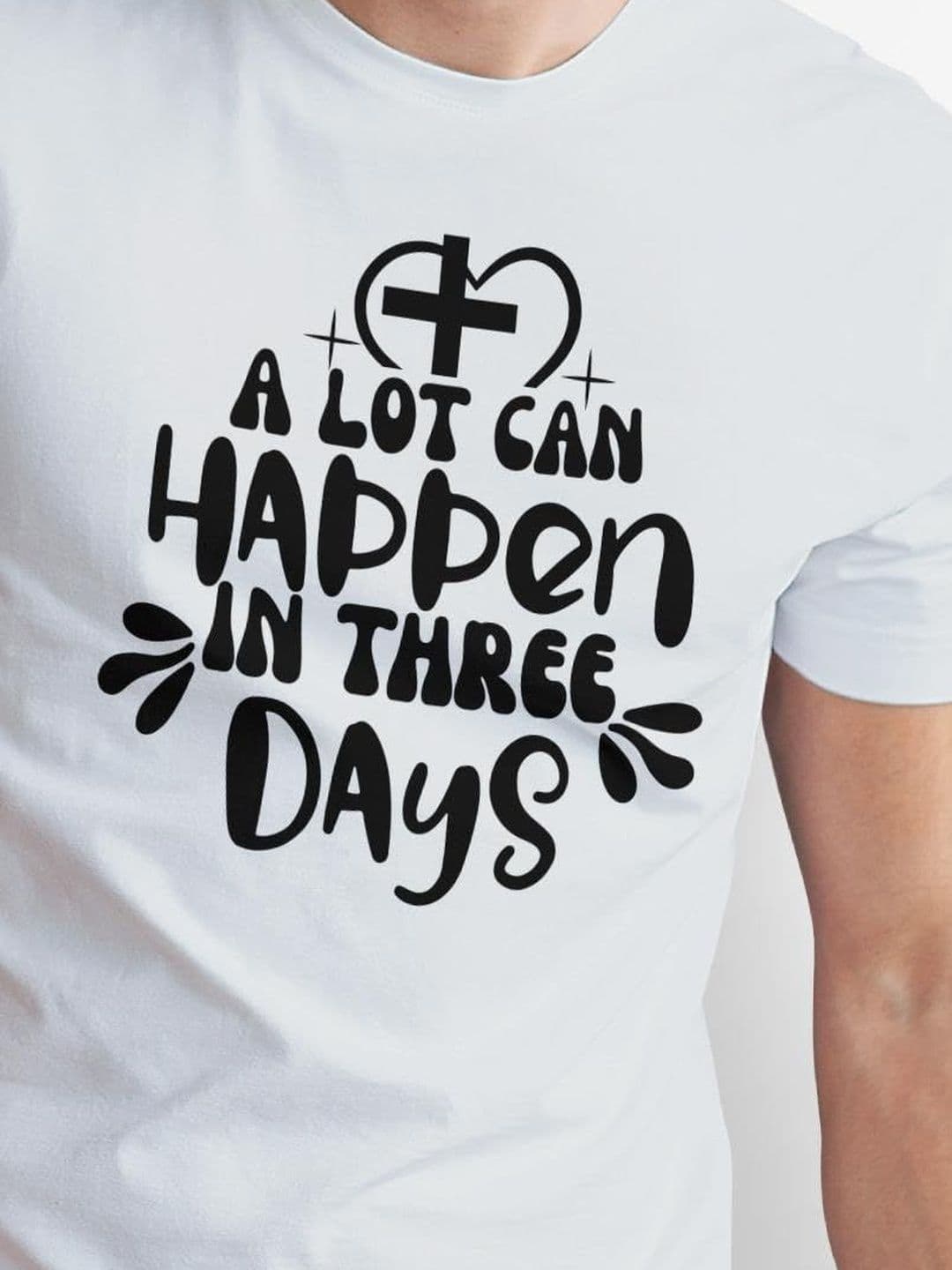 Seekbuylove Men Typography Printed Bio Finish T-shirt thumbnail 2