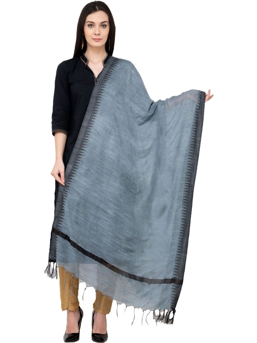 A R SILK Woven Design Dupatta - view 1