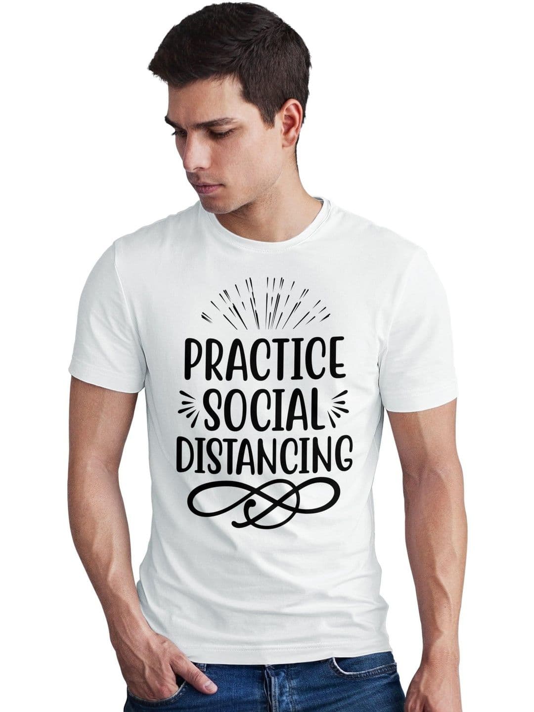 Seekbuylove Men Typography Printed Bio Finish T-shirt - view 1