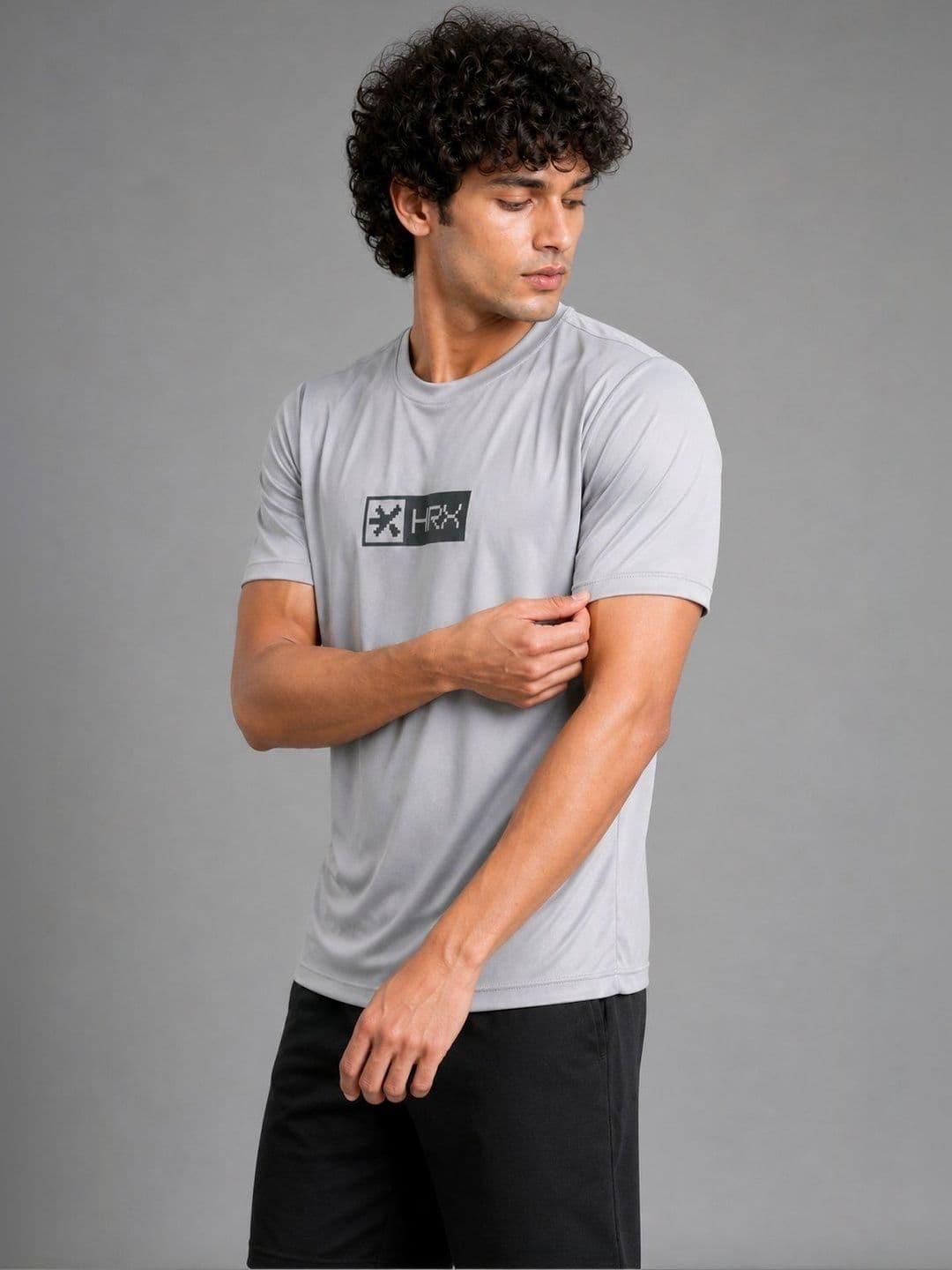 HRX by Hrithik Roshan Men Brand Logo Printed T-shirt thumbnail 5