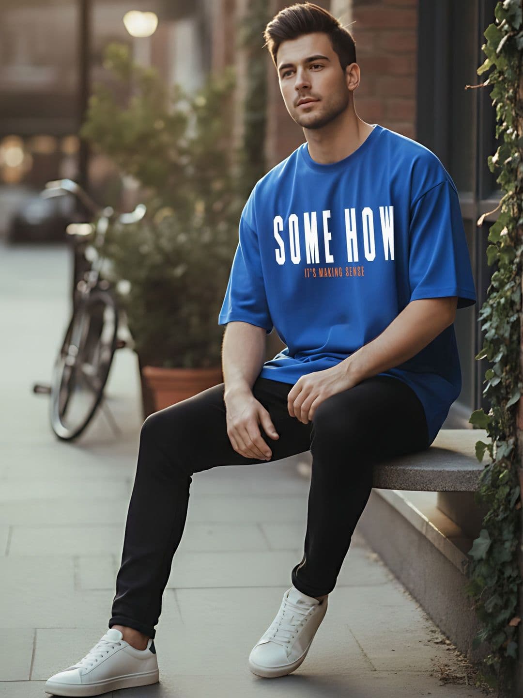 Kook N Keech Men Typography Printed Drop-Shoulder Sleeves T-shirt thumbnail 5