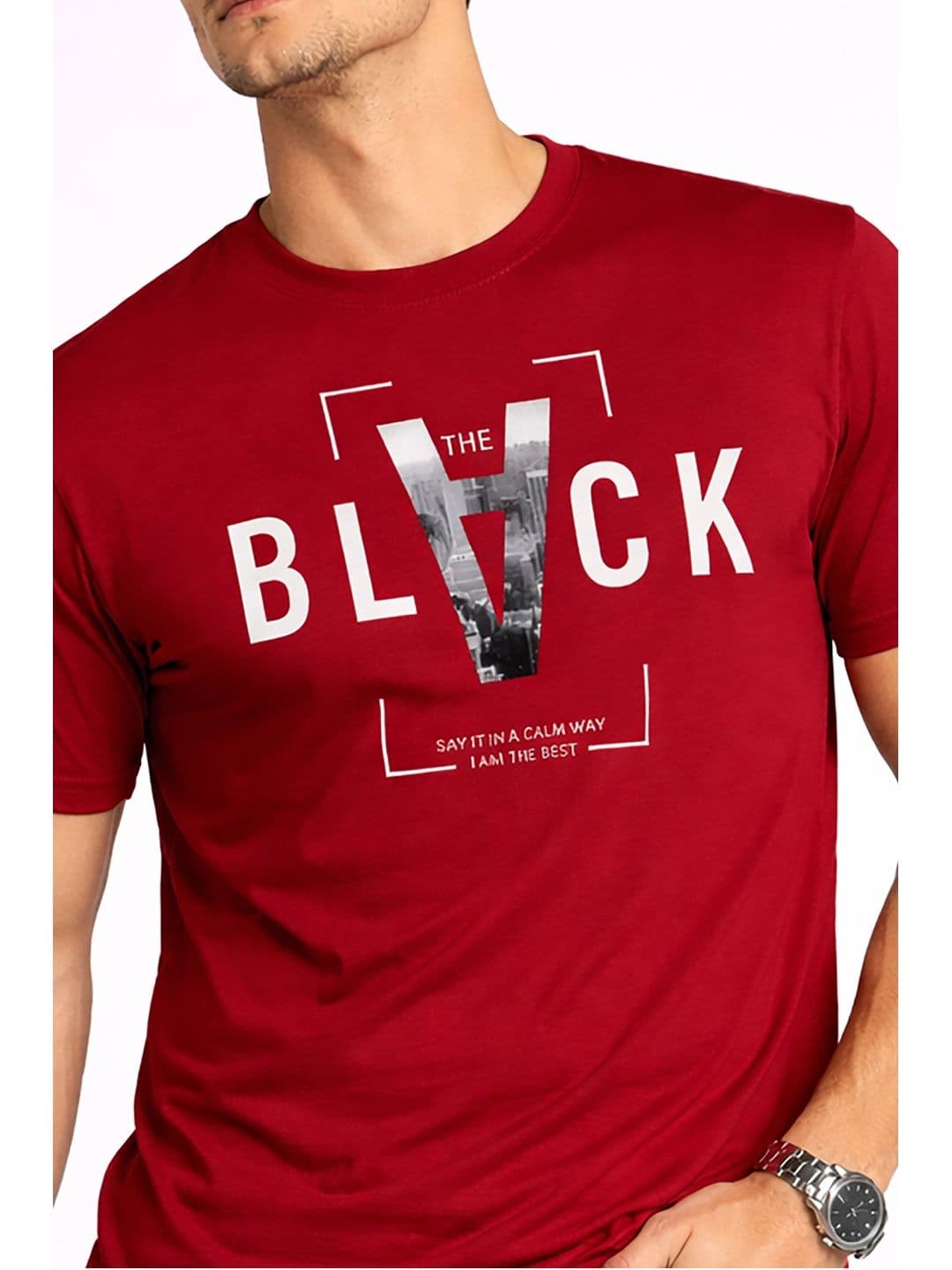 THE BEETEL HOUSE Men Typography Printed T-shirt thumbnail 2