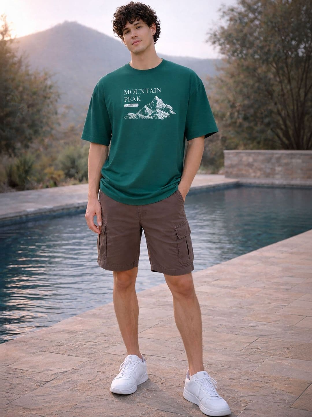 MaverIQ Men Oversized Graphic T-shirt thumbnail 2