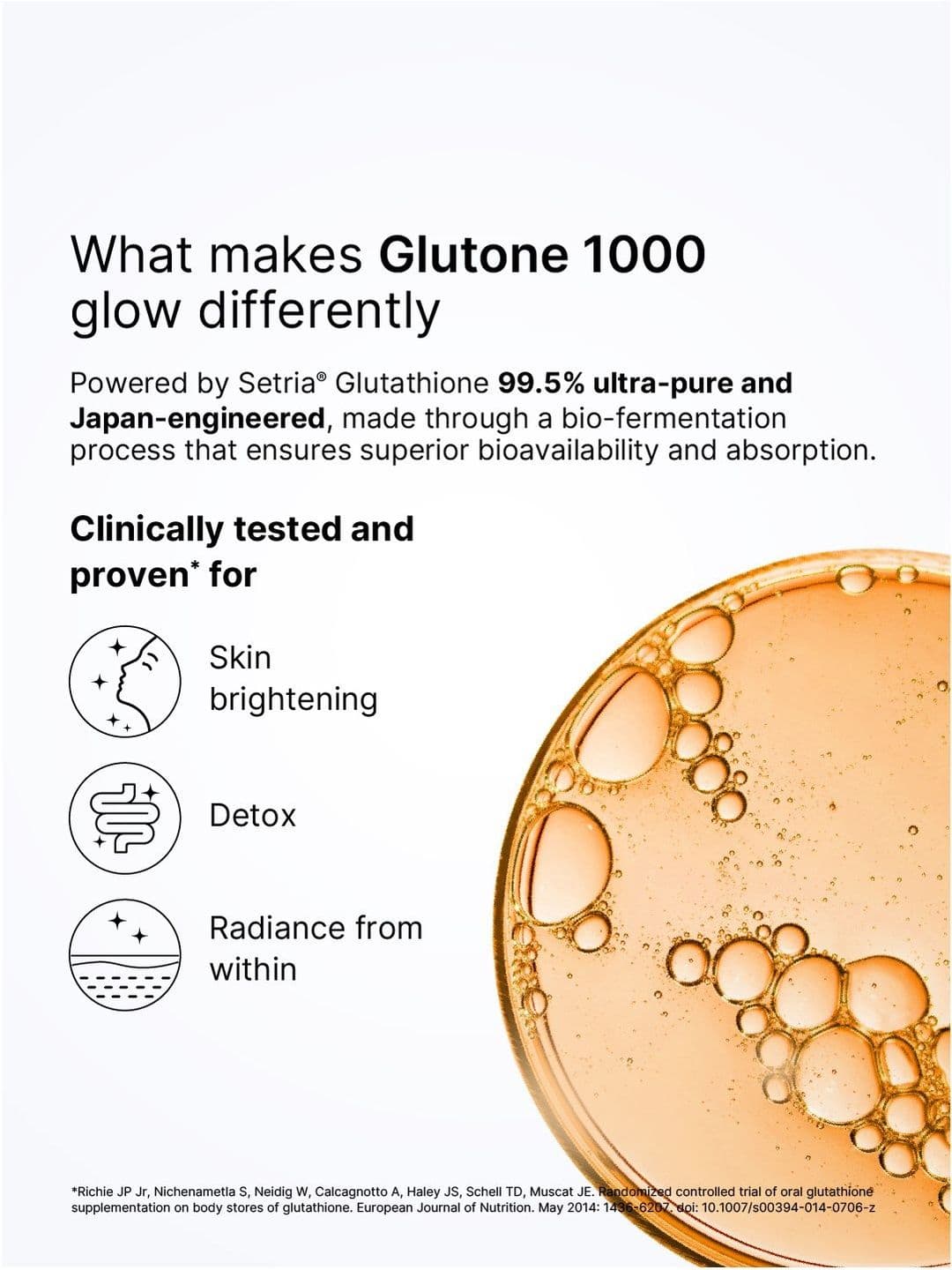 GLUTONE 1000 Set Of 2 Setria L-Glutathione Tablet With Vitamin C- 40Mg- 15 Tablets Each thumbnail 6