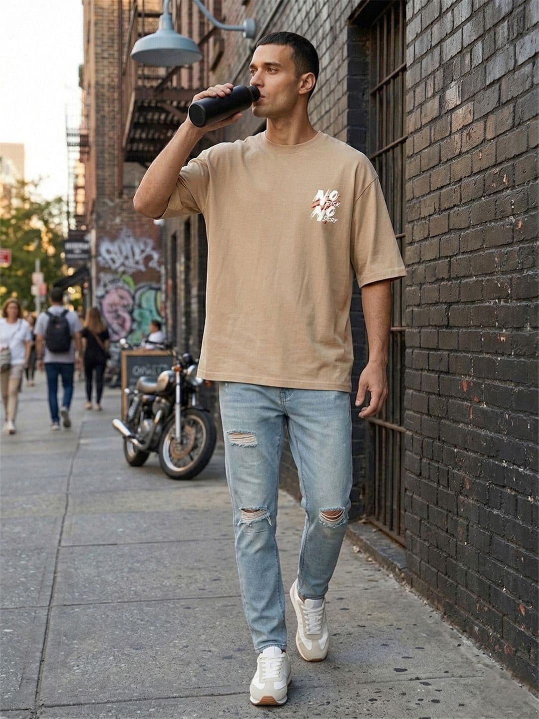 ST Trends Men Typography Printed T-shirt thumbnail 5