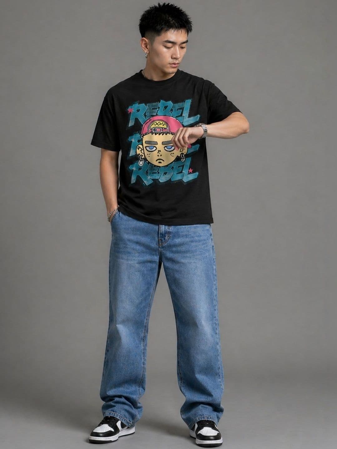 CAPTCHA Men Printed T-shirt thumbnail 4