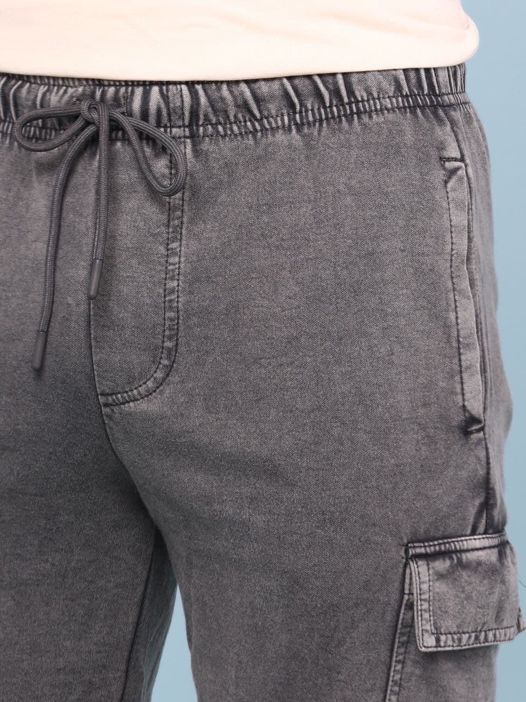 V-Mart Men Washed Cargo Shorts Technology thumbnail 4