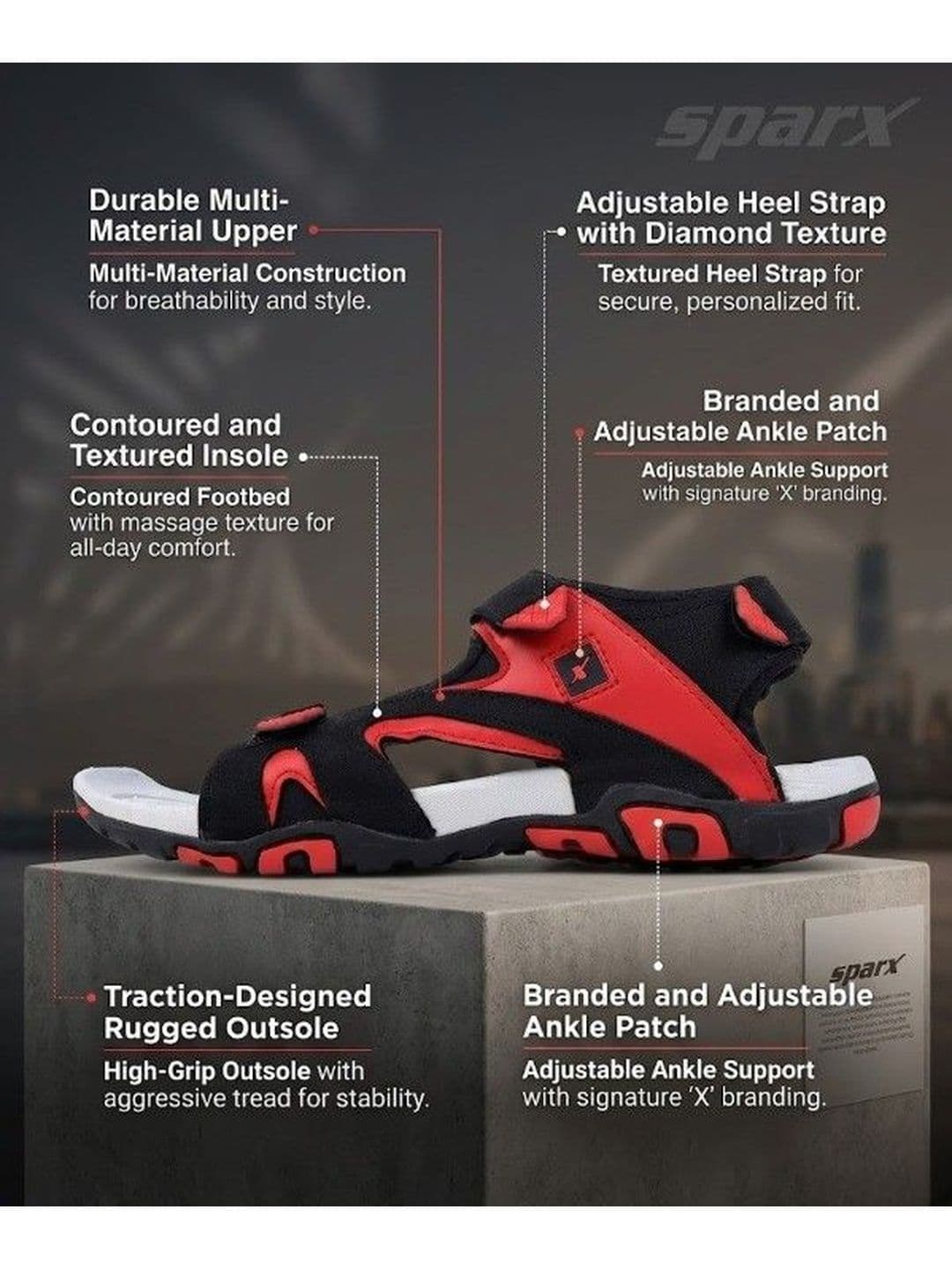 Sparx Men Sandals thumbnail 4