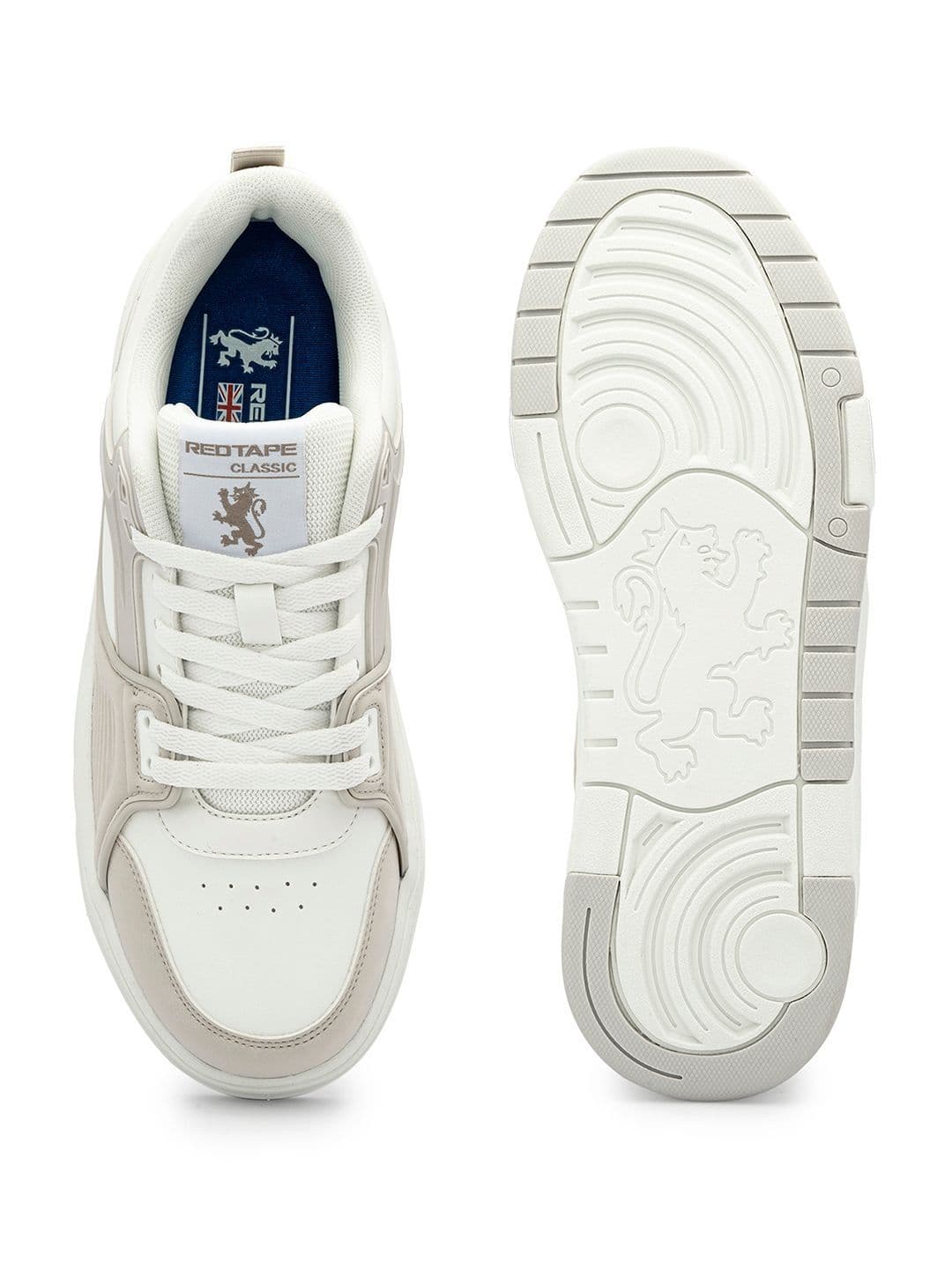 Red Tape Men Colourblocked PU Sneakers thumbnail 4