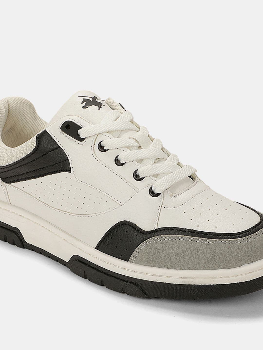 Cantabil Men Colourblocked PU Sneakers thumbnail 2