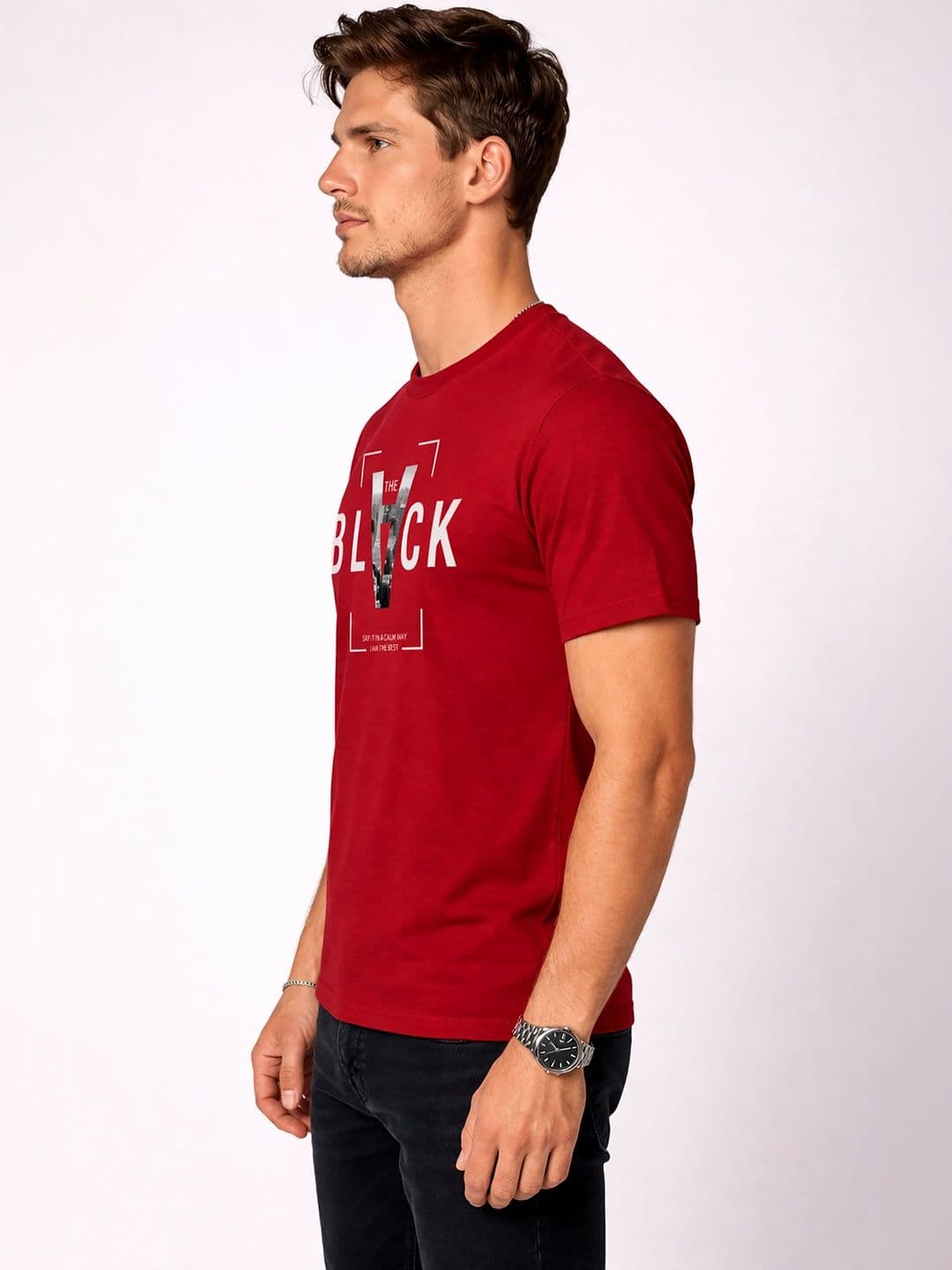 THE BEETEL HOUSE Men Typography Printed T-shirt thumbnail 3