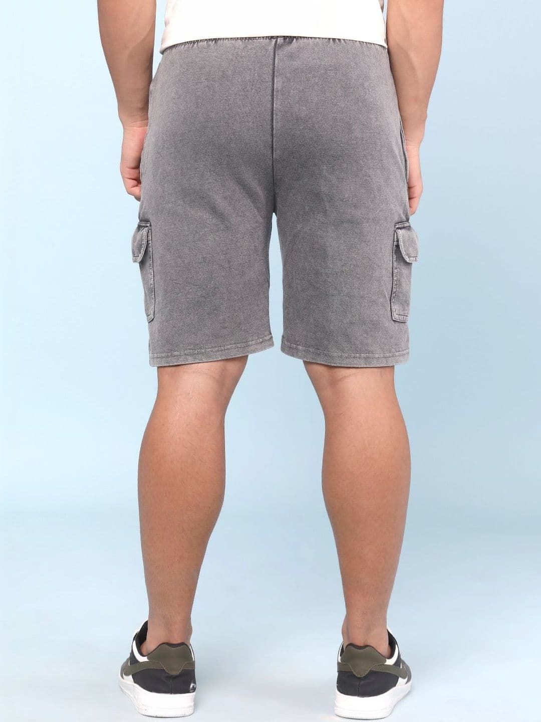 V-Mart Men Washed Cargo Shorts Technology thumbnail 6