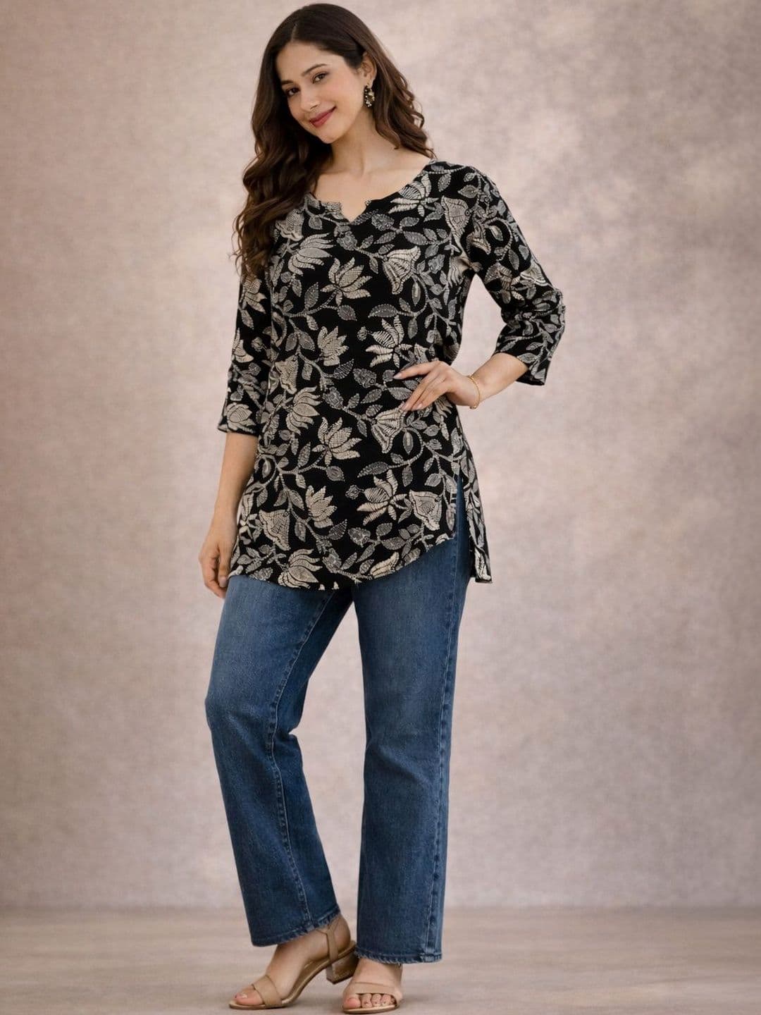 HERE&NOW Women Floral Kurta thumbnail 5