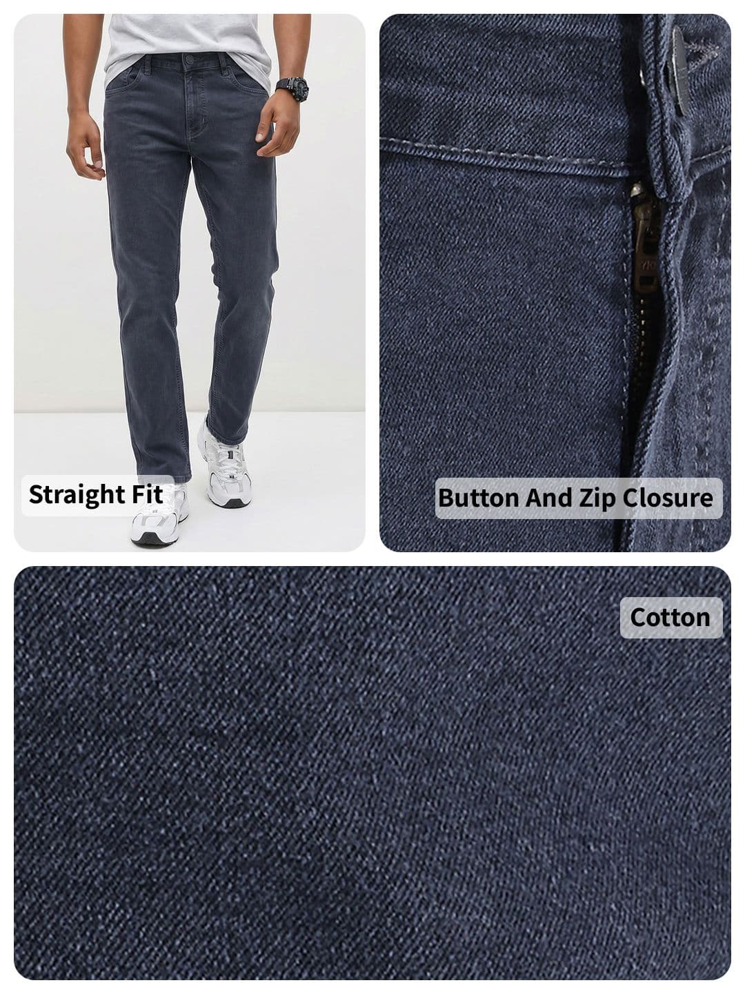 The Roadster Life Co. Men Straight Fit Stretchable Jeans thumbnail 7