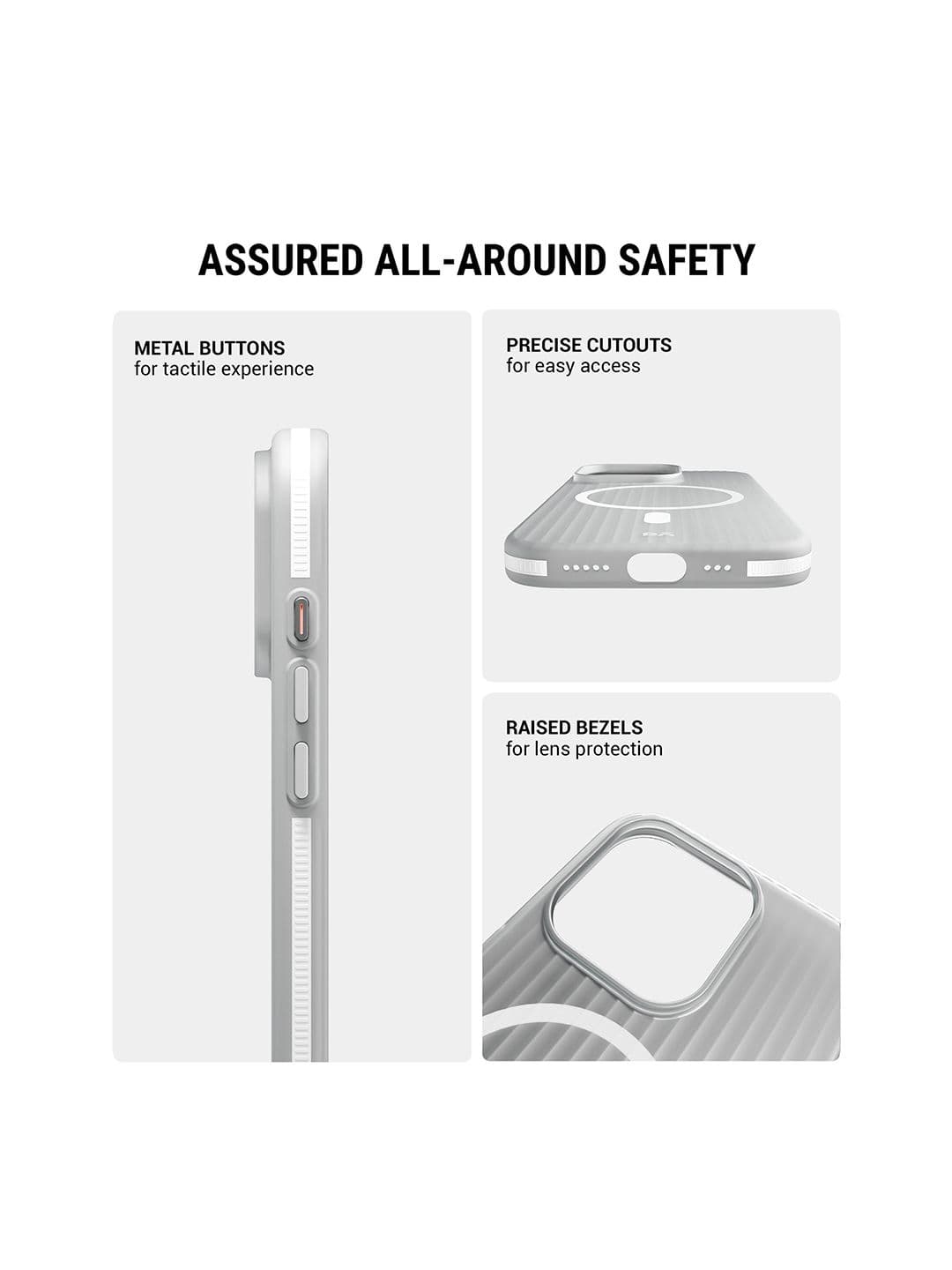 DailyObjects White Beam 2.0 MagSafe Phone Case Cover for iPhone 13 Pro thumbnail 6
