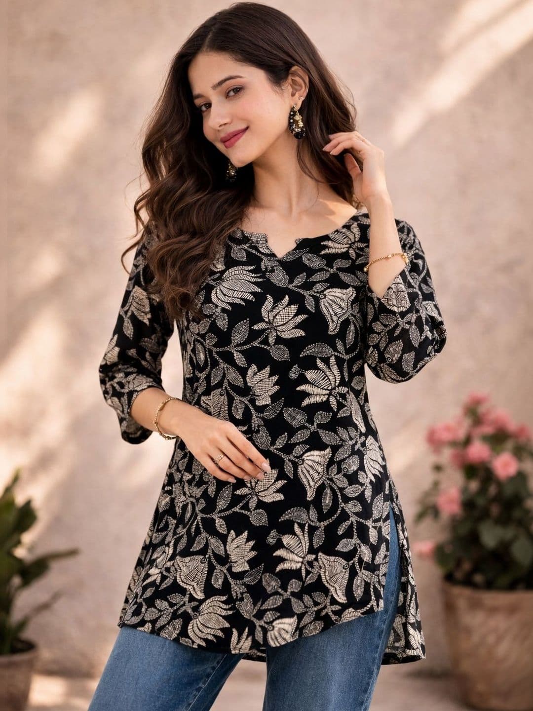 HERE&NOW Women Floral Kurta thumbnail 6