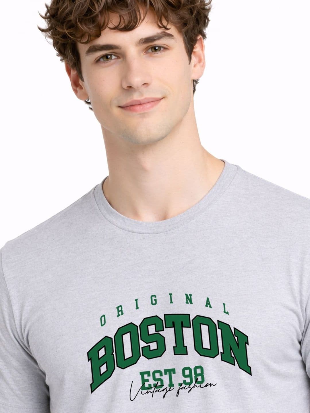 ADRO Men Typography Printed T-shirt thumbnail 5