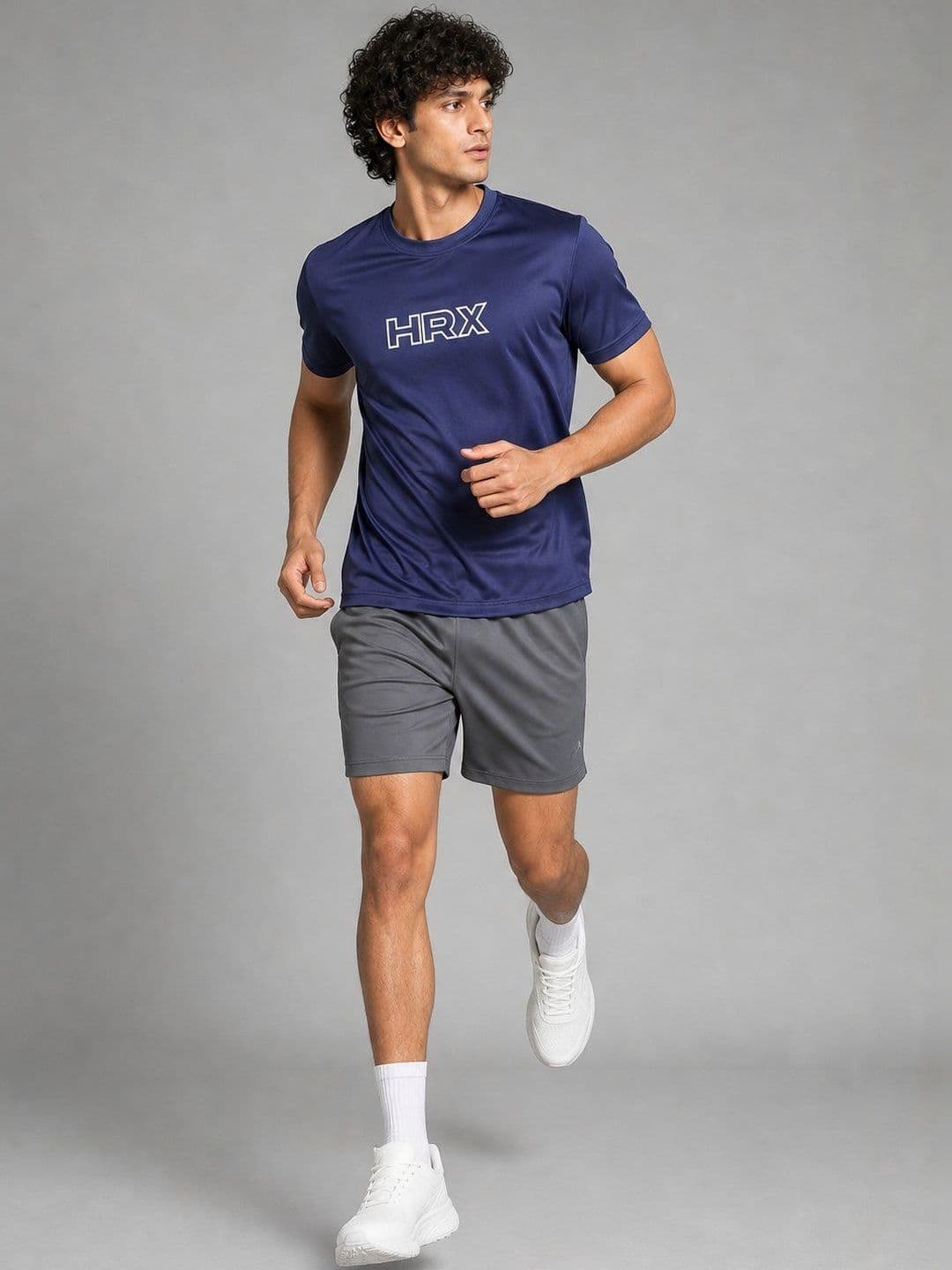 HRX by Hrithik Roshan Men Brand Logo Printed T-shirt thumbnail 6