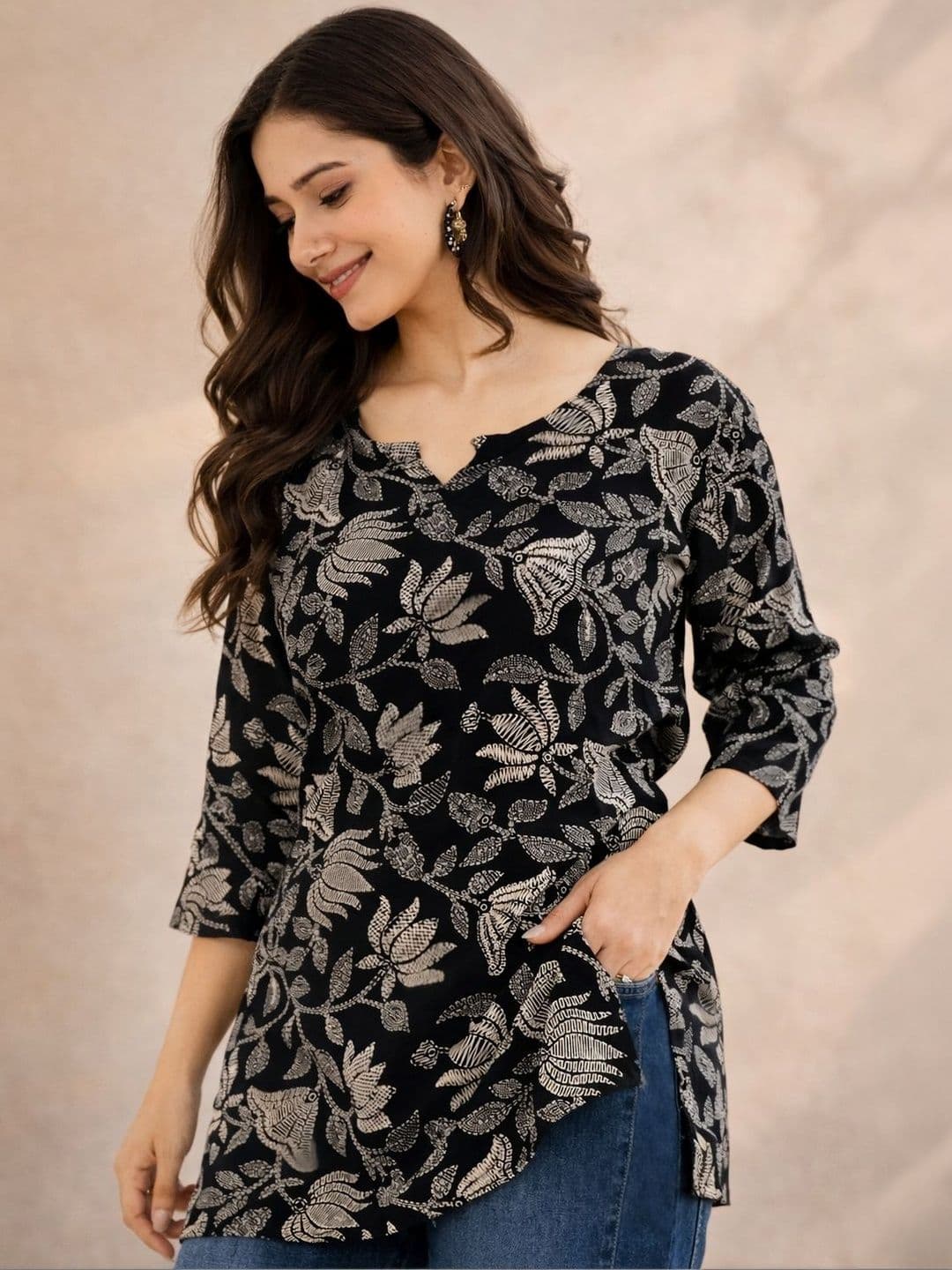 HERE&NOW Women Floral Kurta - view 1