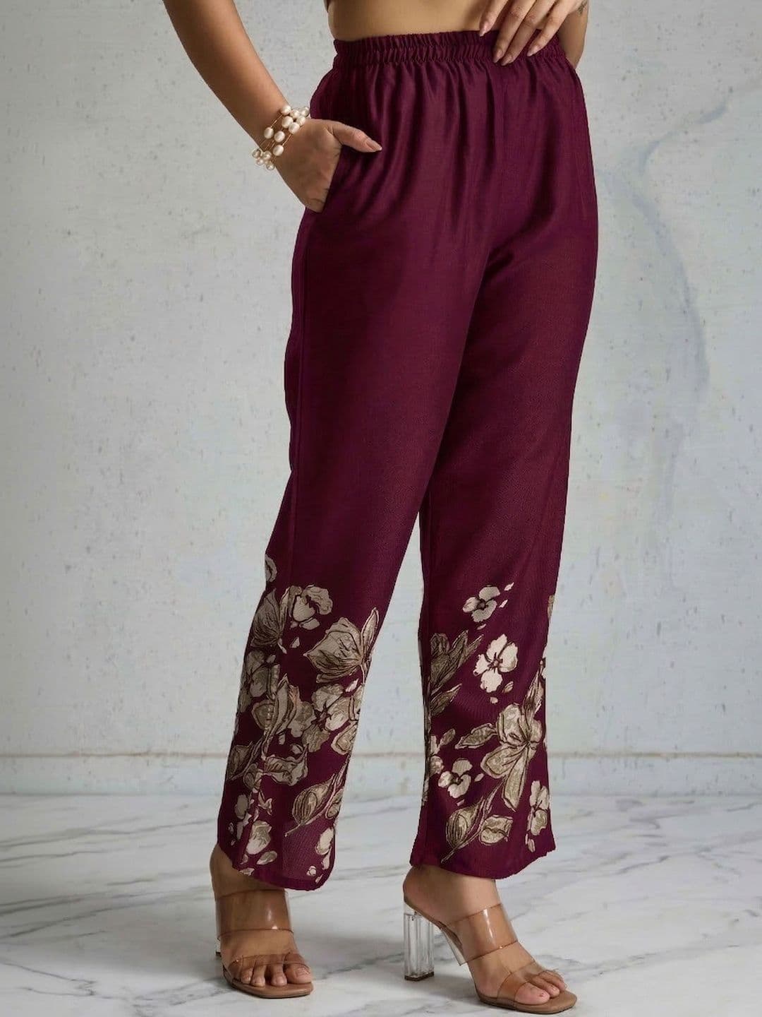 HERE&NOW Floral Printed Tunic with Trousers thumbnail 6